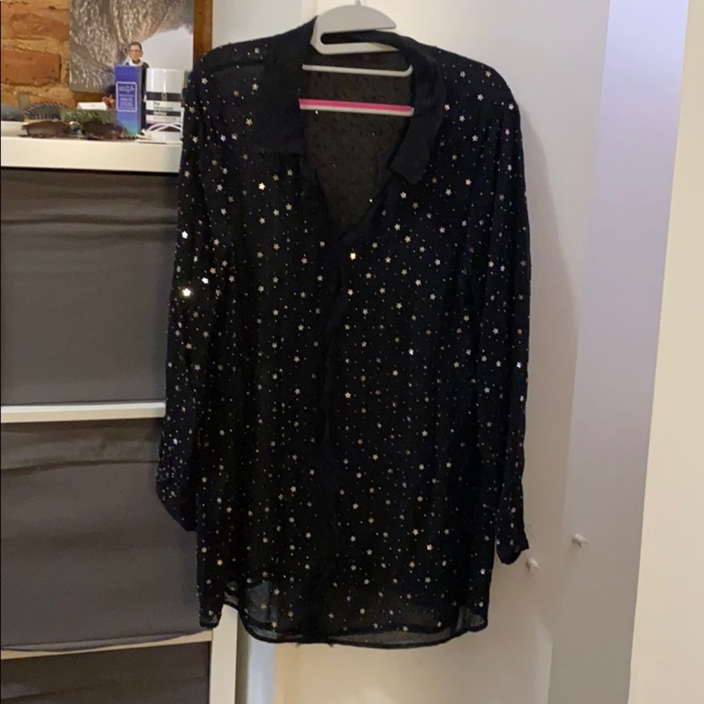 Silver Stars All Saints Top